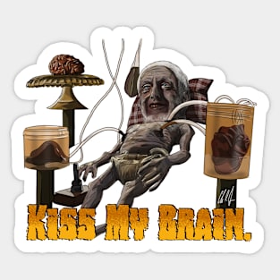 Dream Corp. LLC: Kiss My Brain Sticker